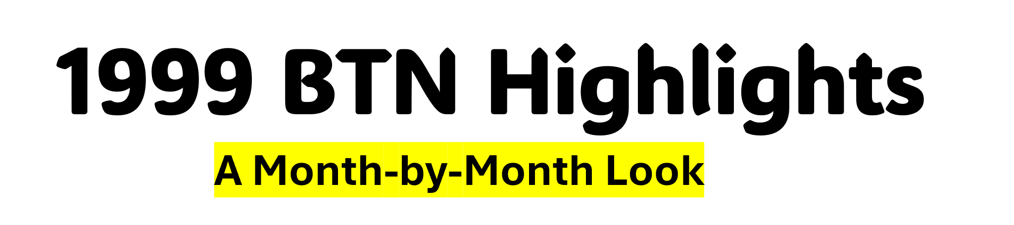1999 Timeline Header